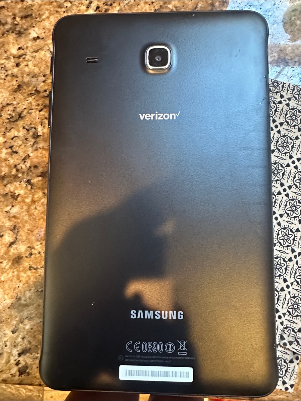 Samsung Galaxy Tab E 8” 16GB Verizon 4G LTE WiFi Tablet SM-T377V Black